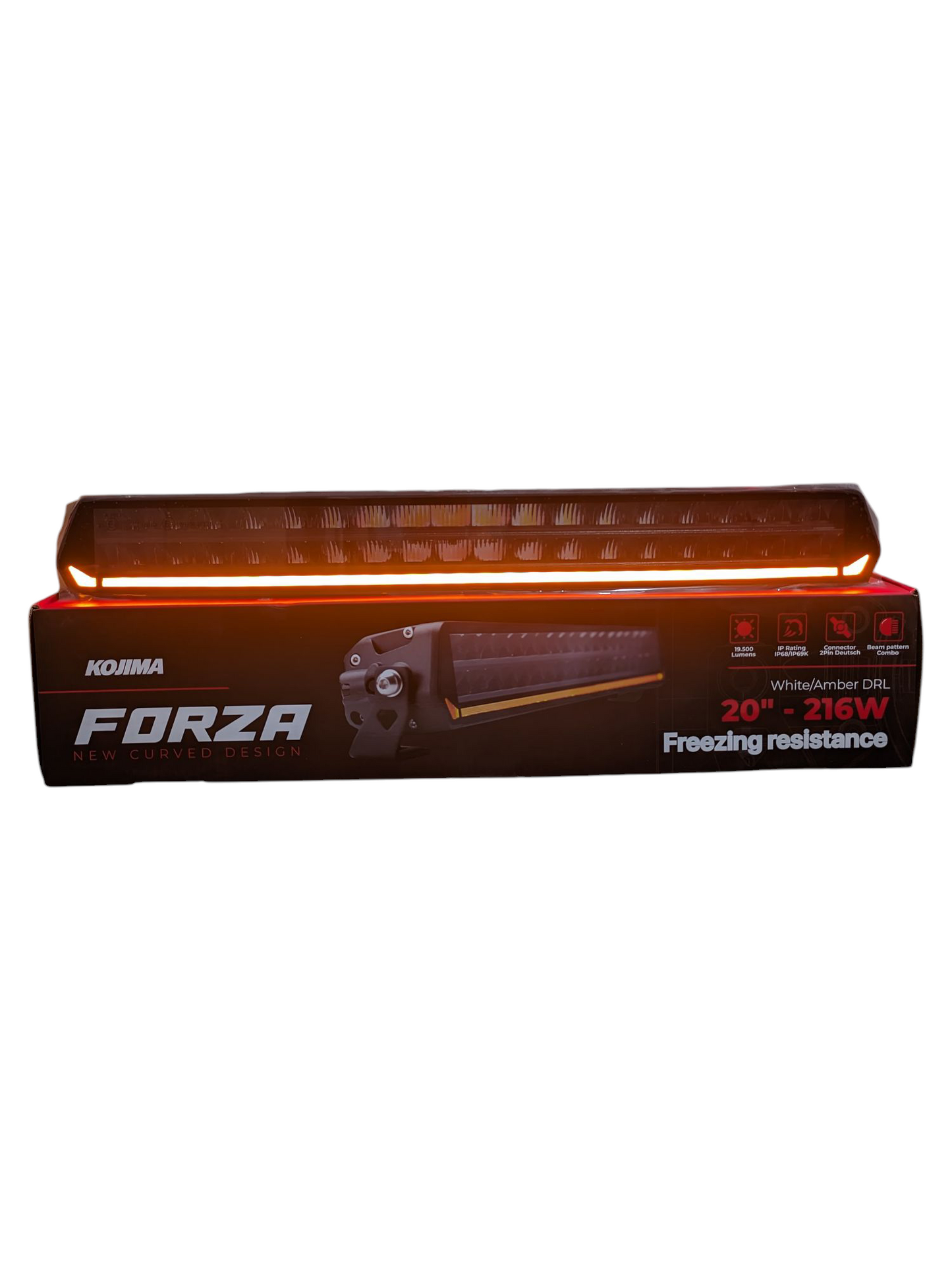 BARRA LED DOBLE KOJIMA FORZA 60CM 216W, MADE IN JAPAN🇯🇵