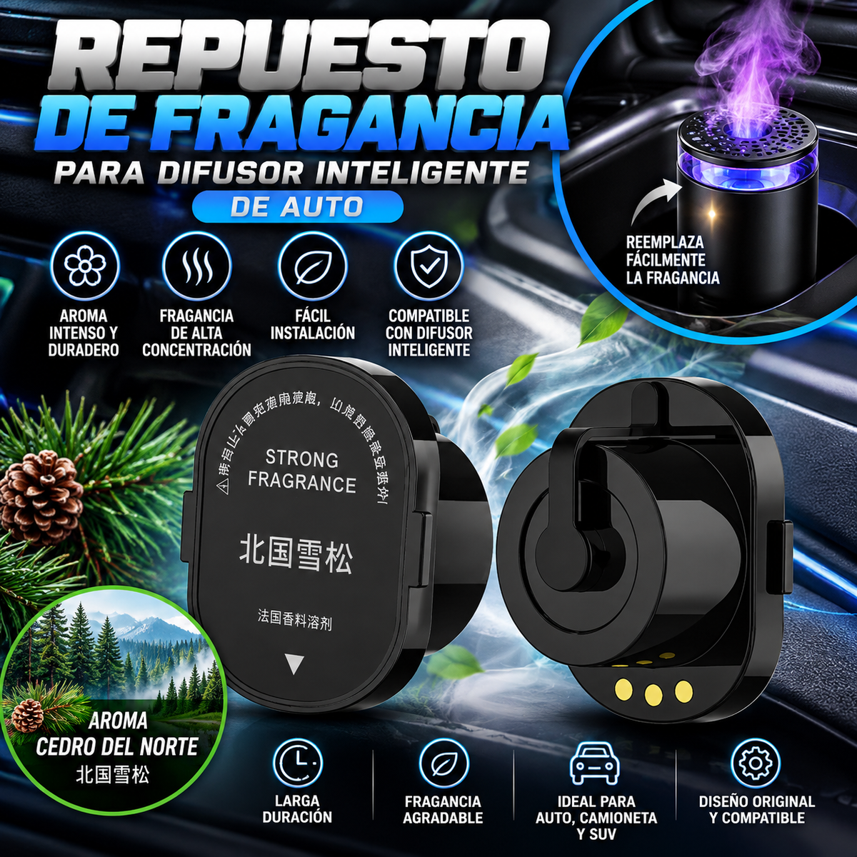 Repuesto Aroma Difusor Inteligente