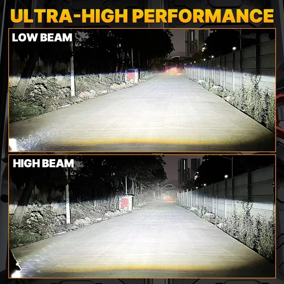 Kit Proyector Led Alta y Baja H4 80 watts
