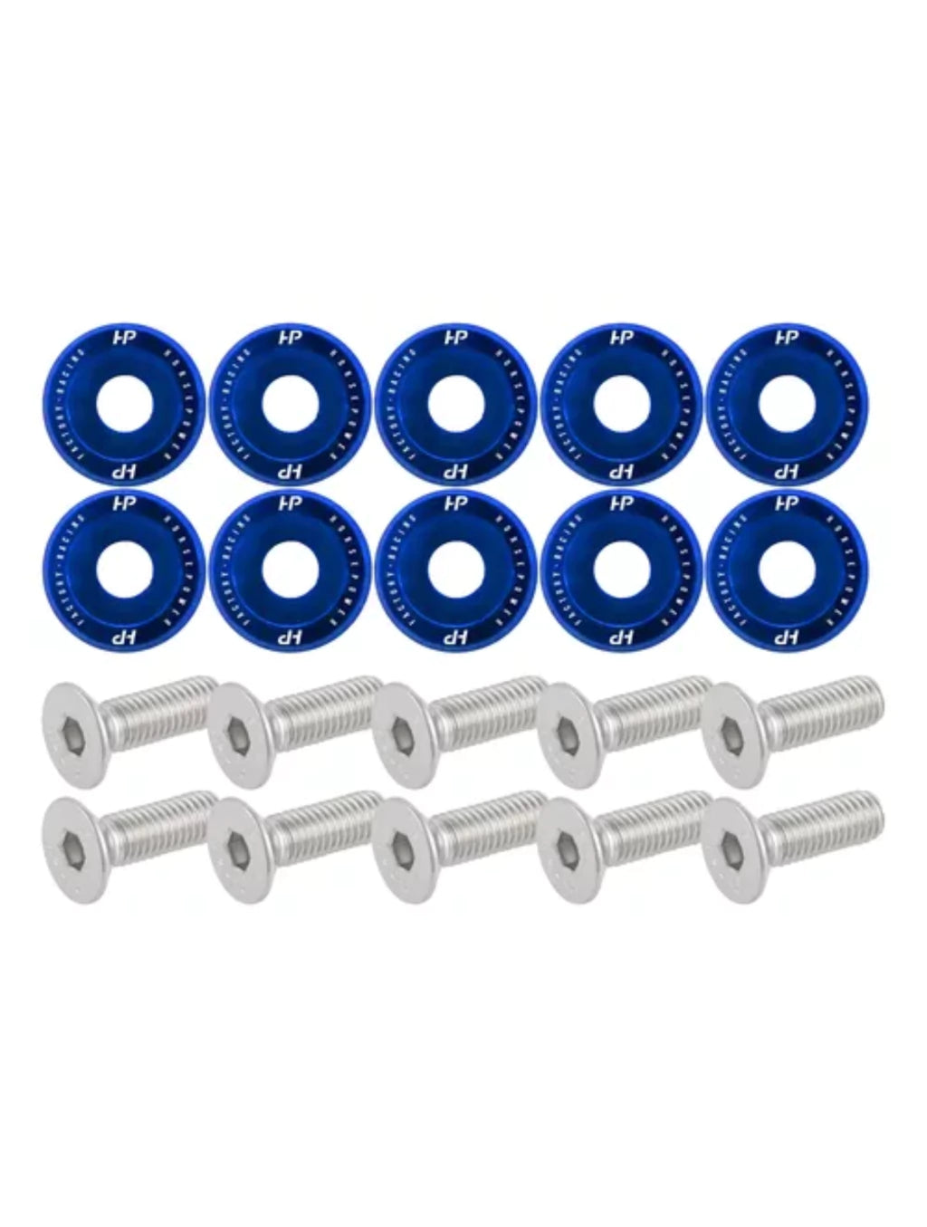 Kit x10 arandelas anodizadas 6mm