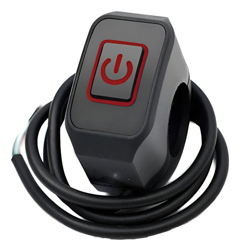 Botón de interruptor on off Universal para manillar de motocicleta