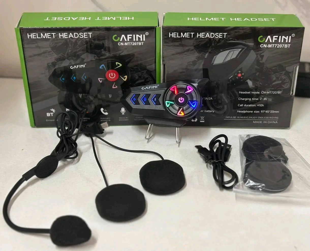 Auricular para Casco Bluetooth Motocicleta Gafini