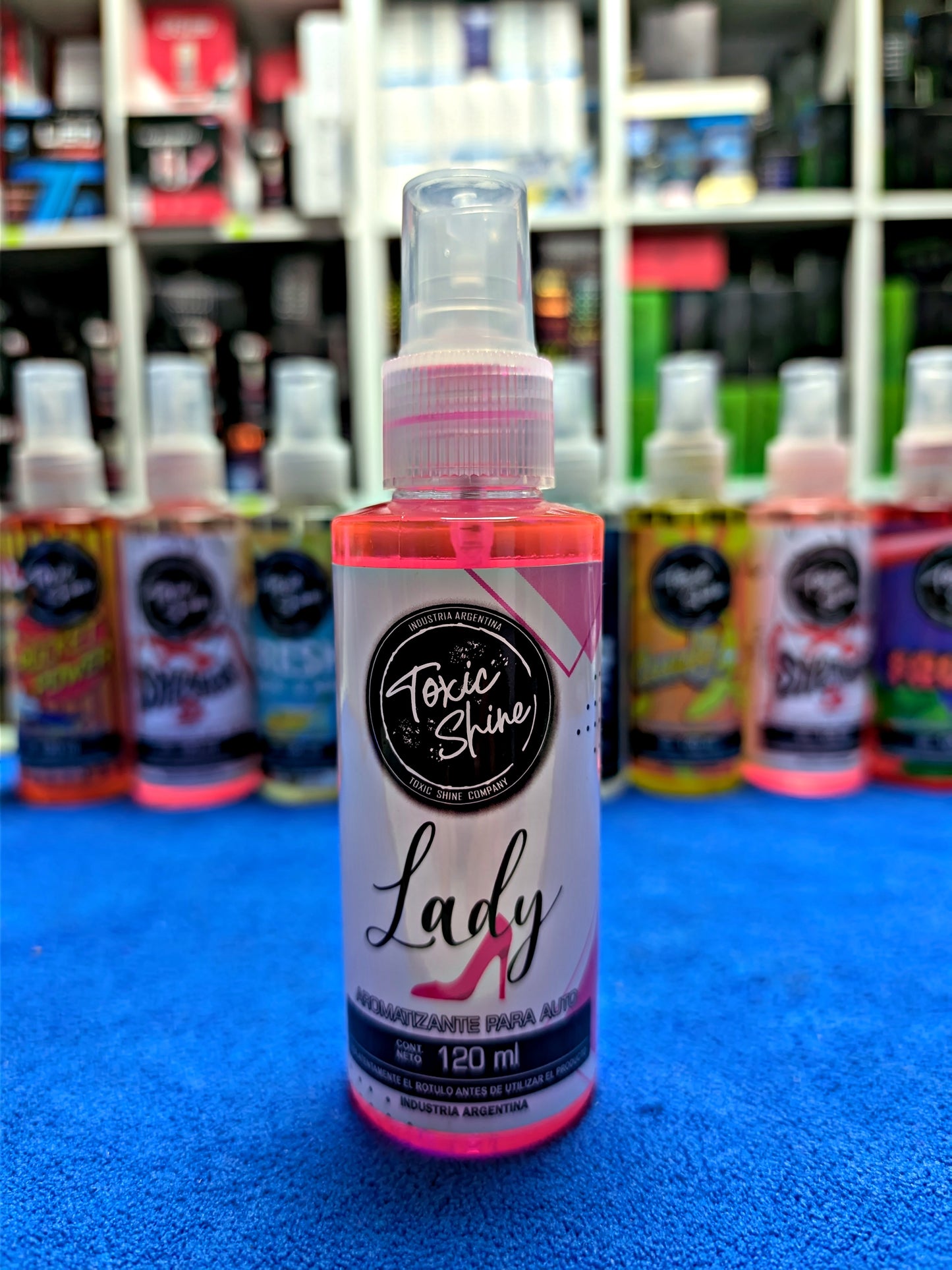 Aromatizante para auto 120ml Tóxic Shine