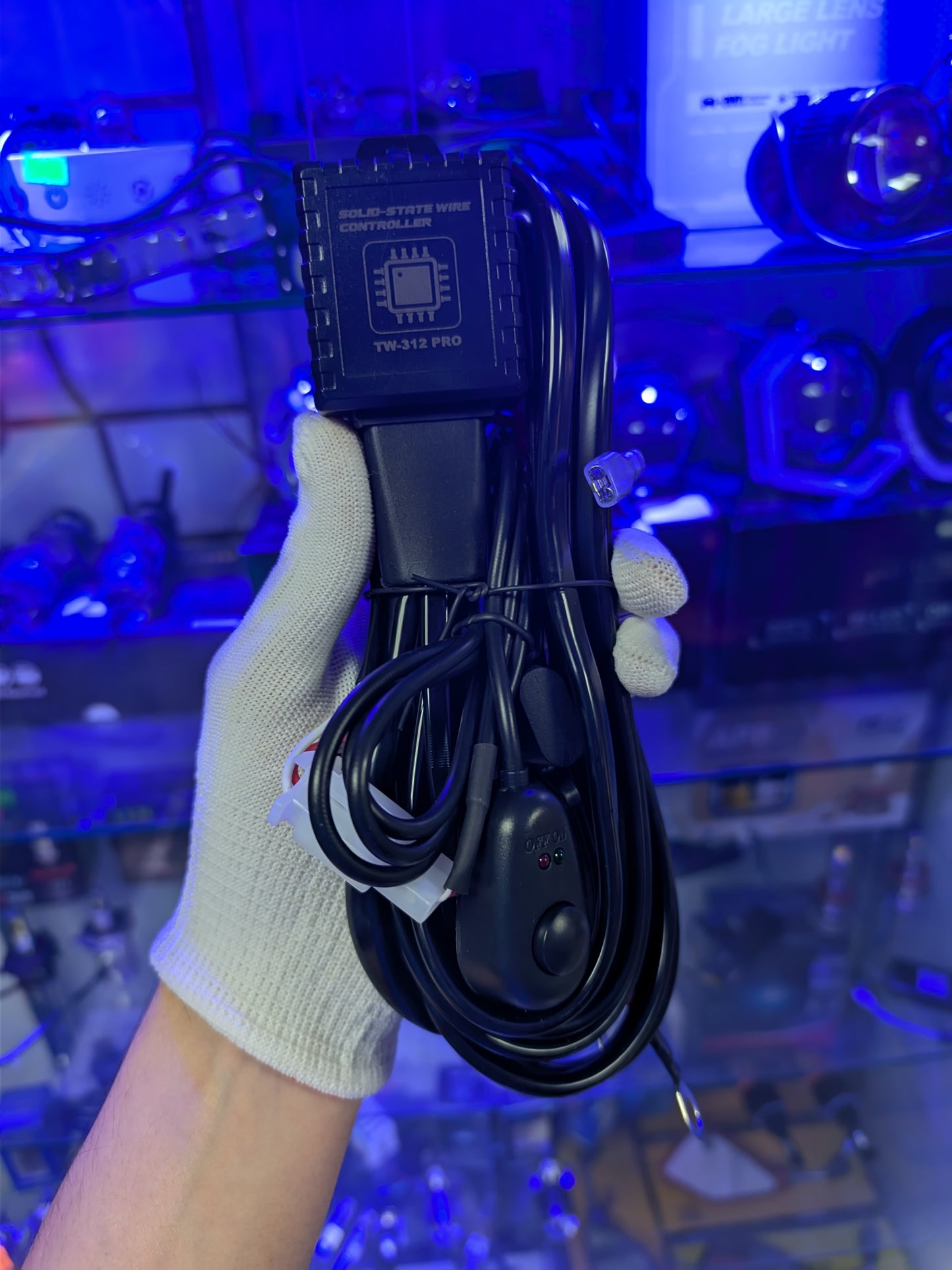 Kit Cableado Barra o auxiliar con Swich y Relay