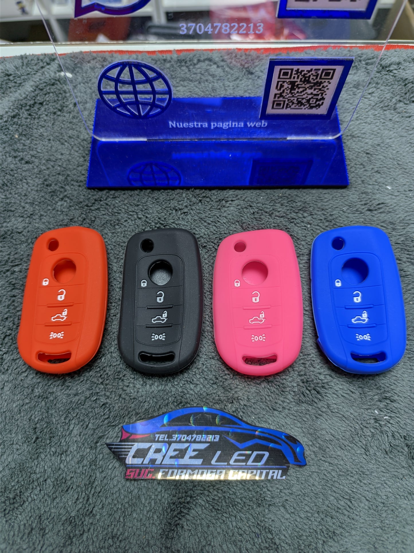 Funda llave siliconada FIAT CRONOS - ARGO - MOBI - TORO
