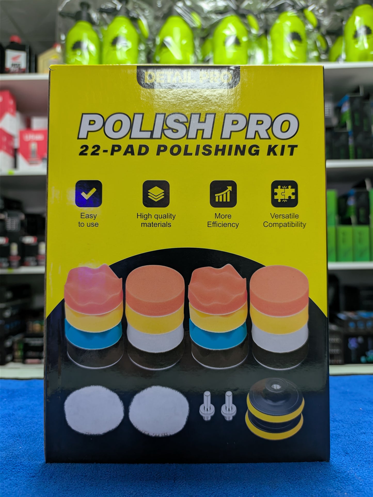 KIT PADS PARA TALADRO 22 PIEZAS Detail Pro