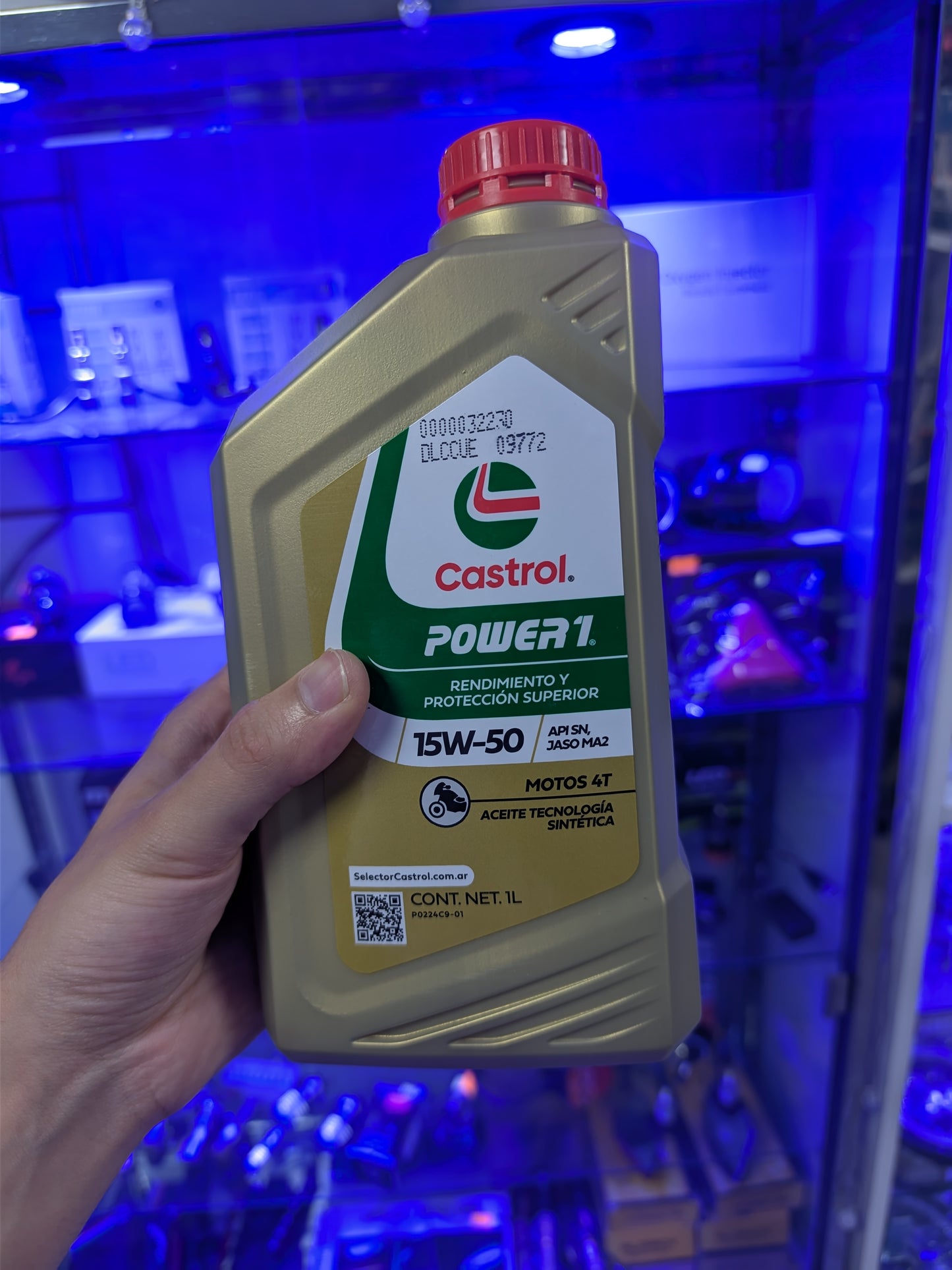 Aceite Castrol Power 1 15w 50 Semi-Sintético 1L