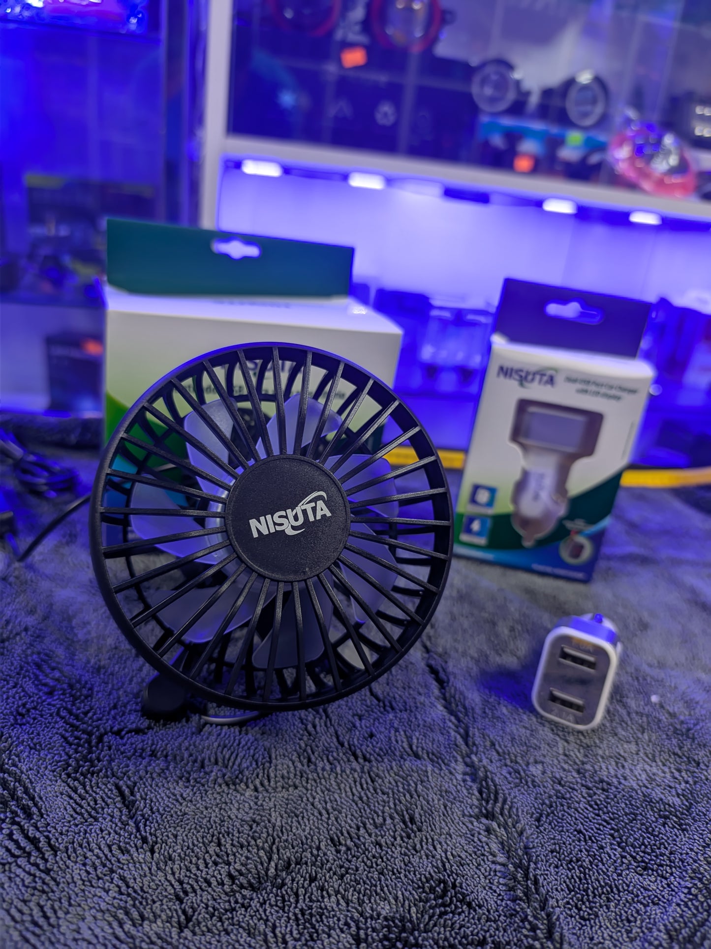 VENTILADOR PARA VEHÍCULO O ESCRITORIO NISUTA