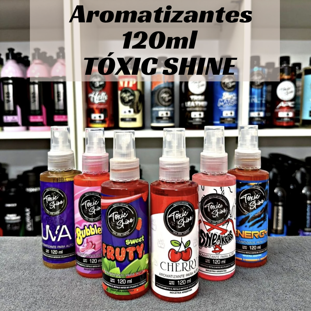 Aromatizante para auto 120ml Tóxic Shine