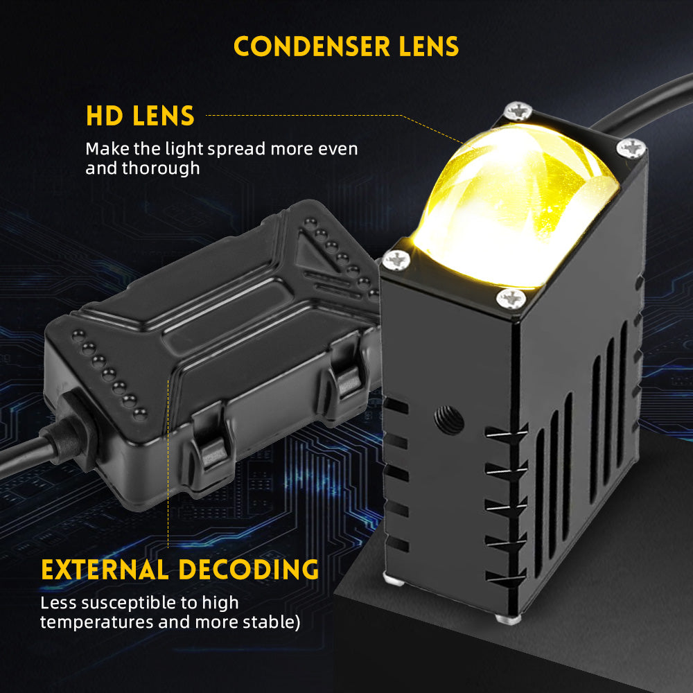 Kit Proyectores Led Chip 3535 para neblineros blanco/amarillo, ideal para parrilla/busca huellas