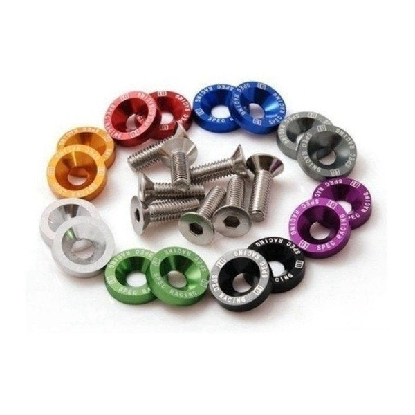 Kit x10 arandelas anodizadas 6mm