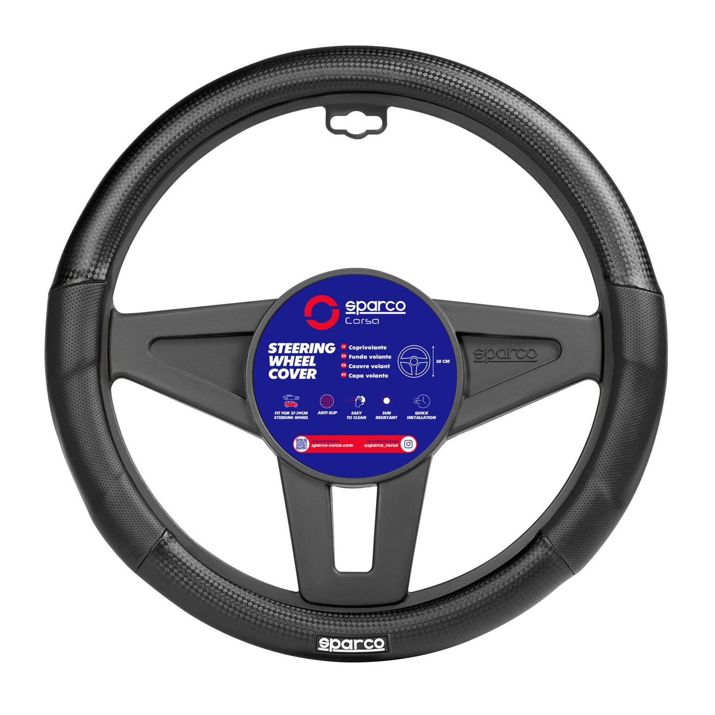 Cubre Volante Sparco Corsa SPS121BK