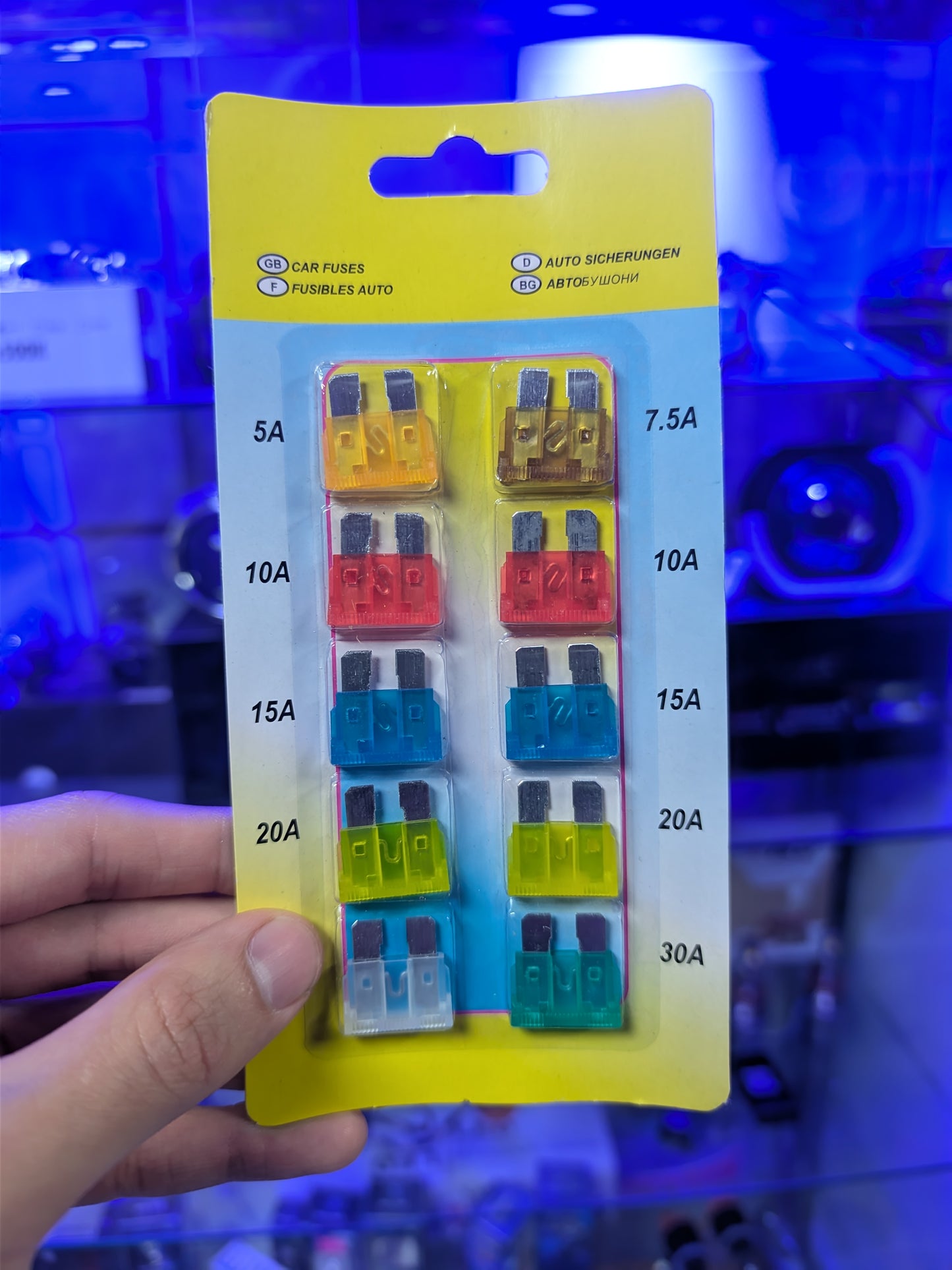 BLISTER FUSIBLES SURTIDO X 10 PCS