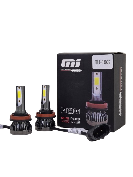 COMBO GIROS FIJOS + PAR T10 ÁMBAR 42 SMD + KIT CREE LED 24.000 LM H11/9006