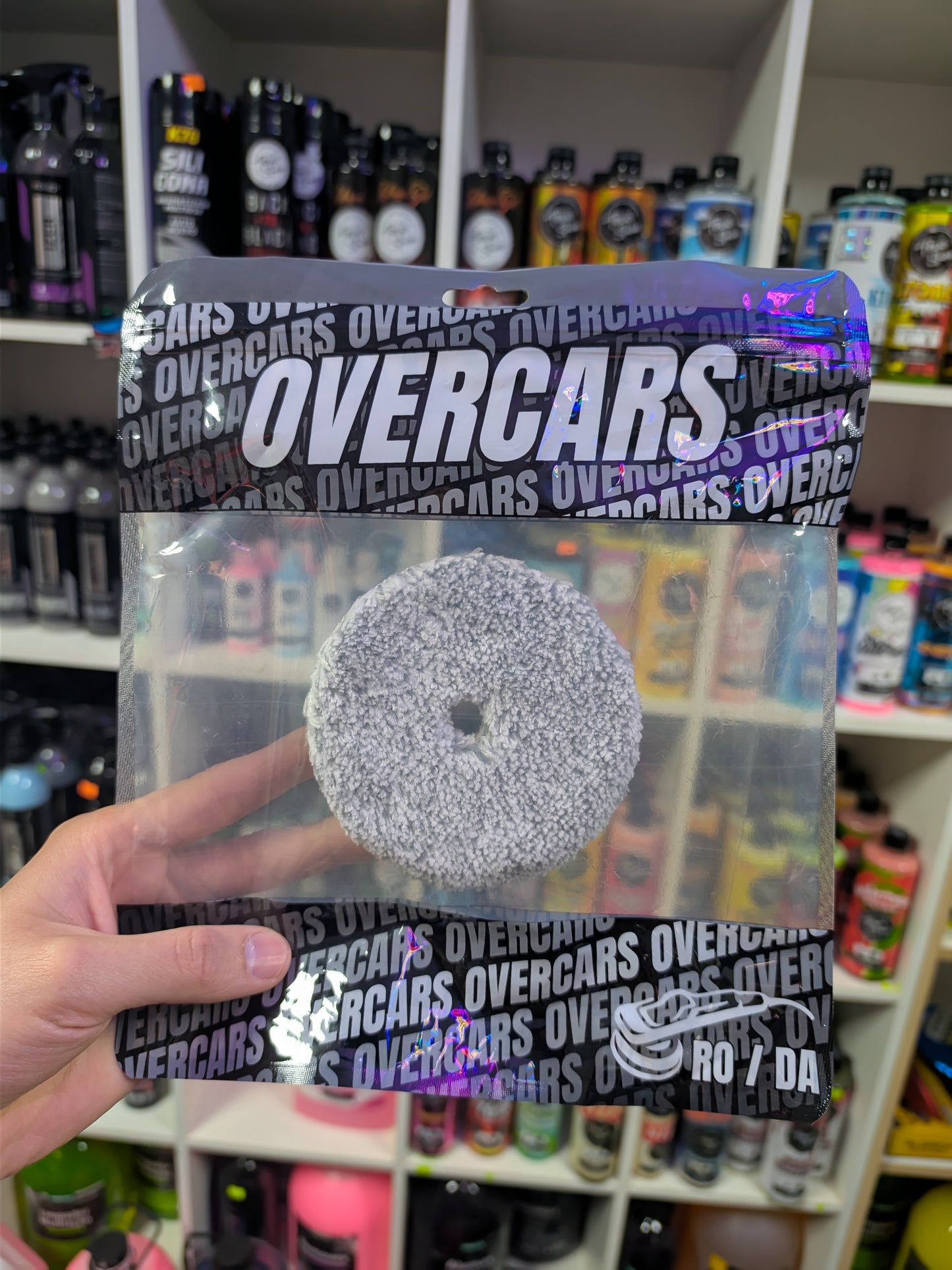 Cordero Microfibra Gris Overcars 3″