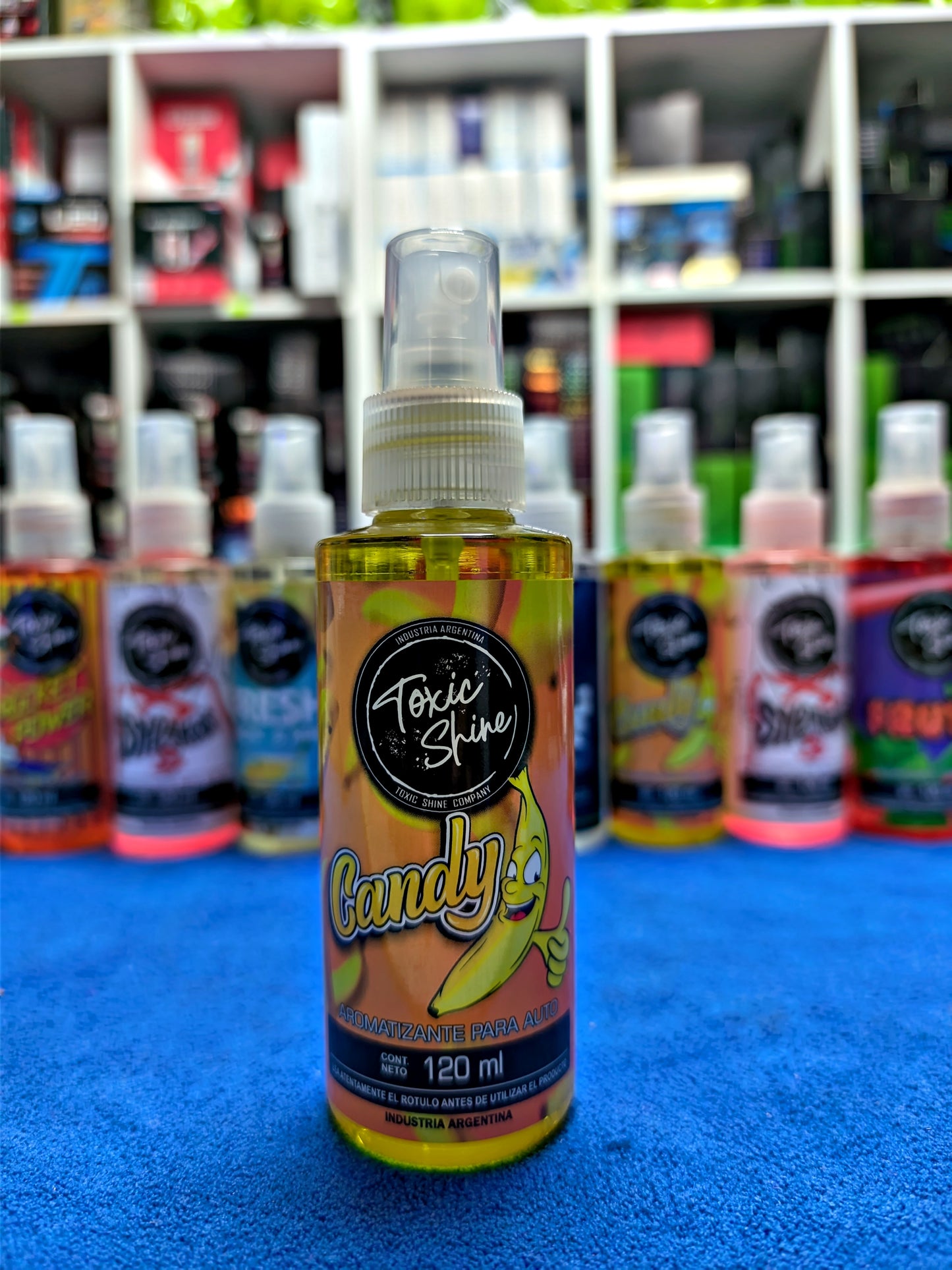 Aromatizante para auto 120ml Tóxic Shine