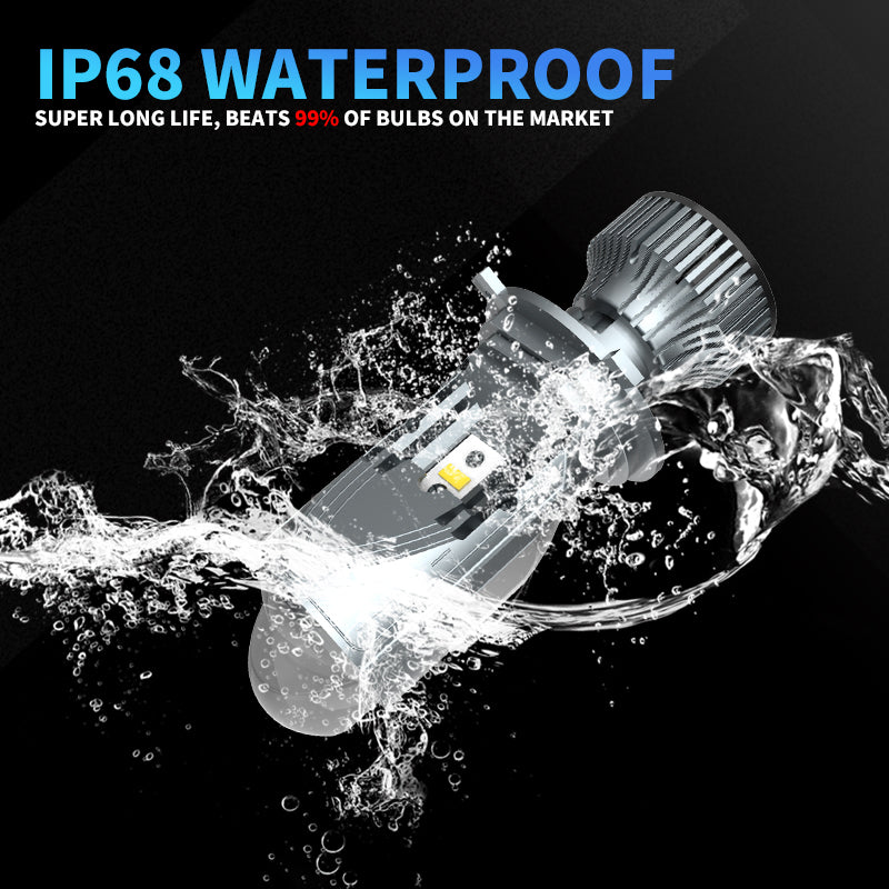 Kit Proyector Led Bi Led Doble Lupa H4 Alta y Baja