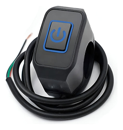 Botón de interruptor on off Universal para manillar de motocicleta