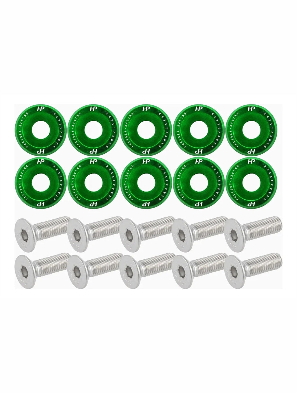 Kit x10 arandelas anodizadas 6mm