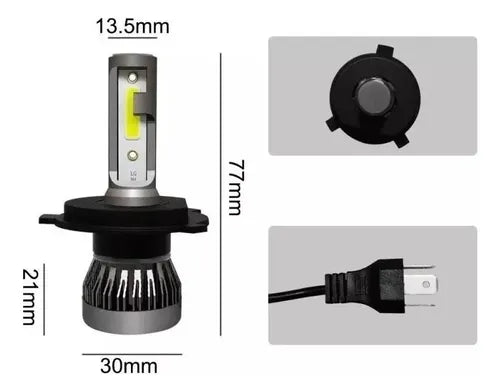 Cree Led 24.000 Lúmenes H4 x Unidad