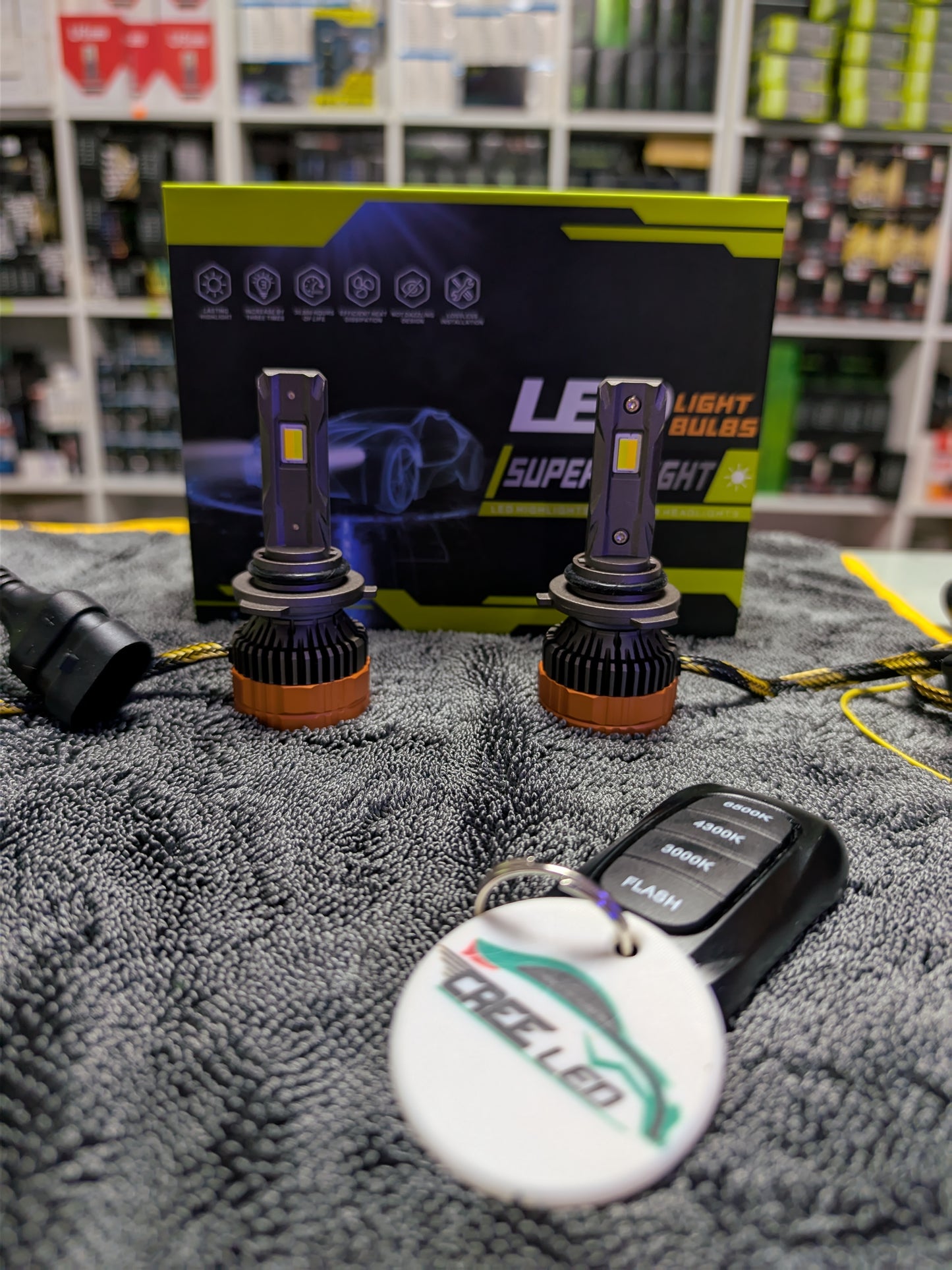 SORTEO🎉🎉Kit Cree Led Csp Tri Color con control 200w H4 H7 H11 9006