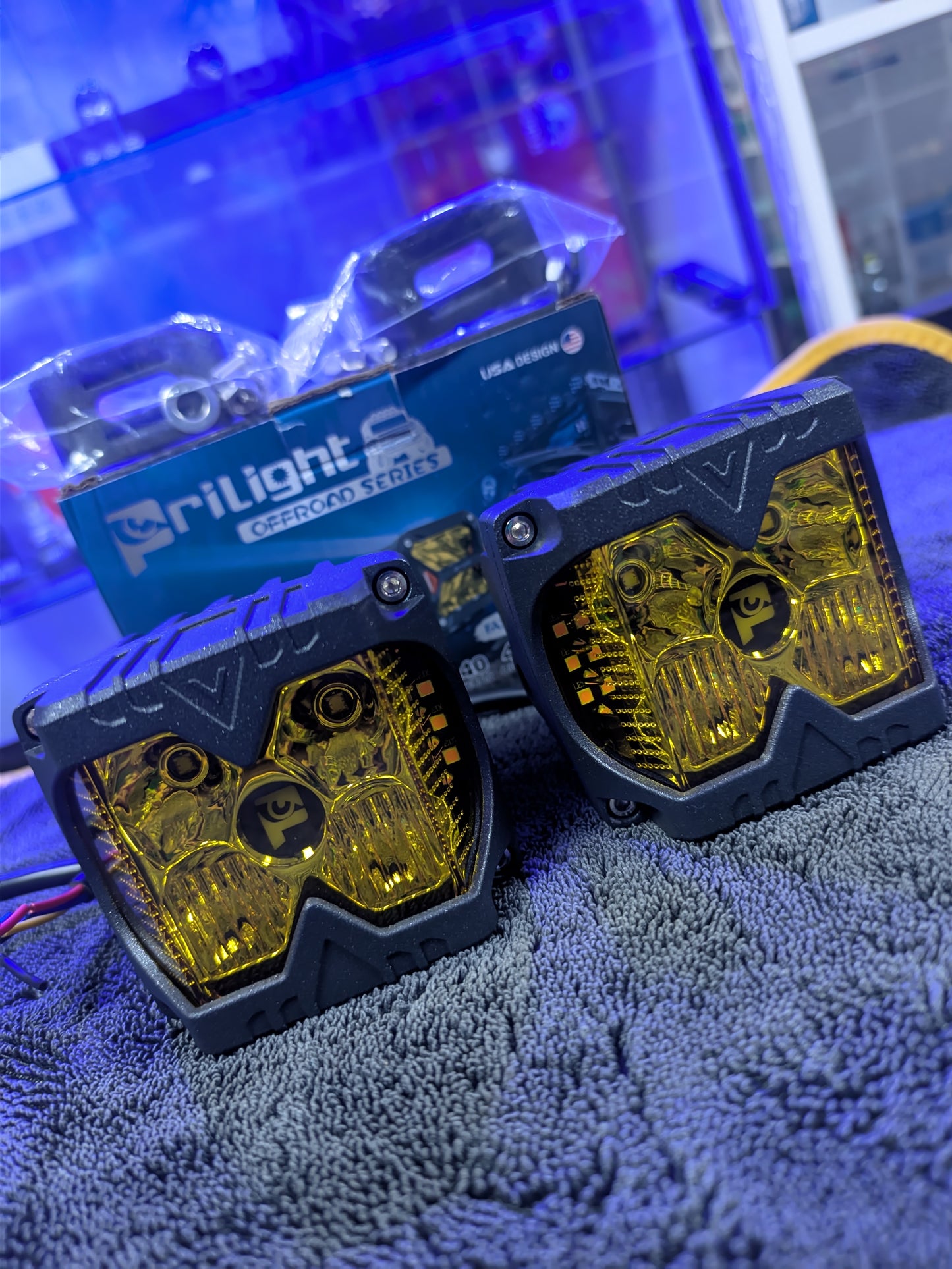 Kit Faros Mini Force 4" Amarillo Neblineros