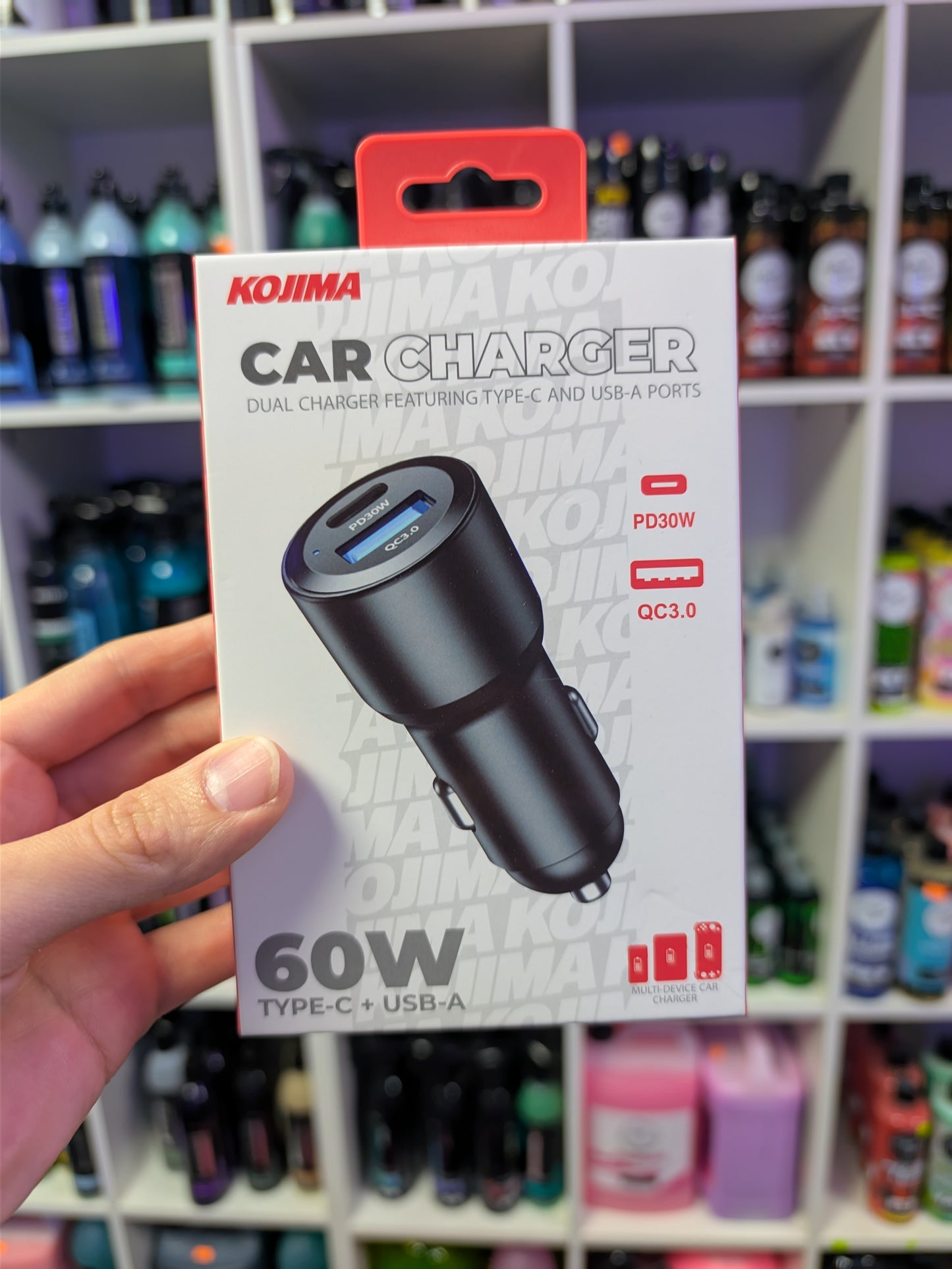 KOJIMA CARGADOR USB + TIPO C