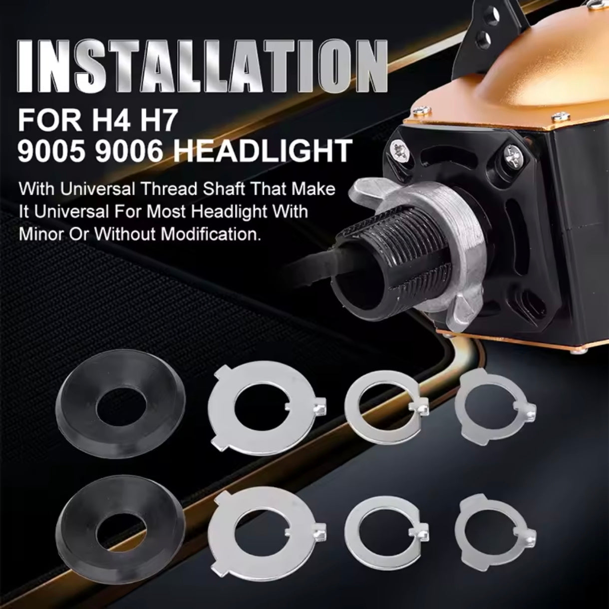 Kit Proyector Bi Led 2,5" Reemplaza H4 H7 Alta y Baja 800m de Alcance