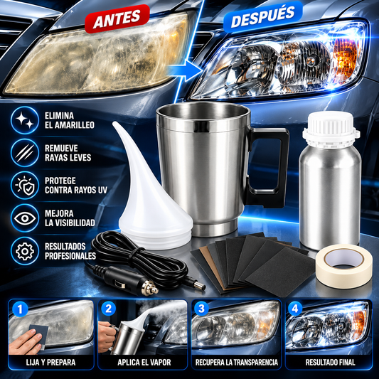 Kit Restaurador de Opticas Polimero Liquido 150gr