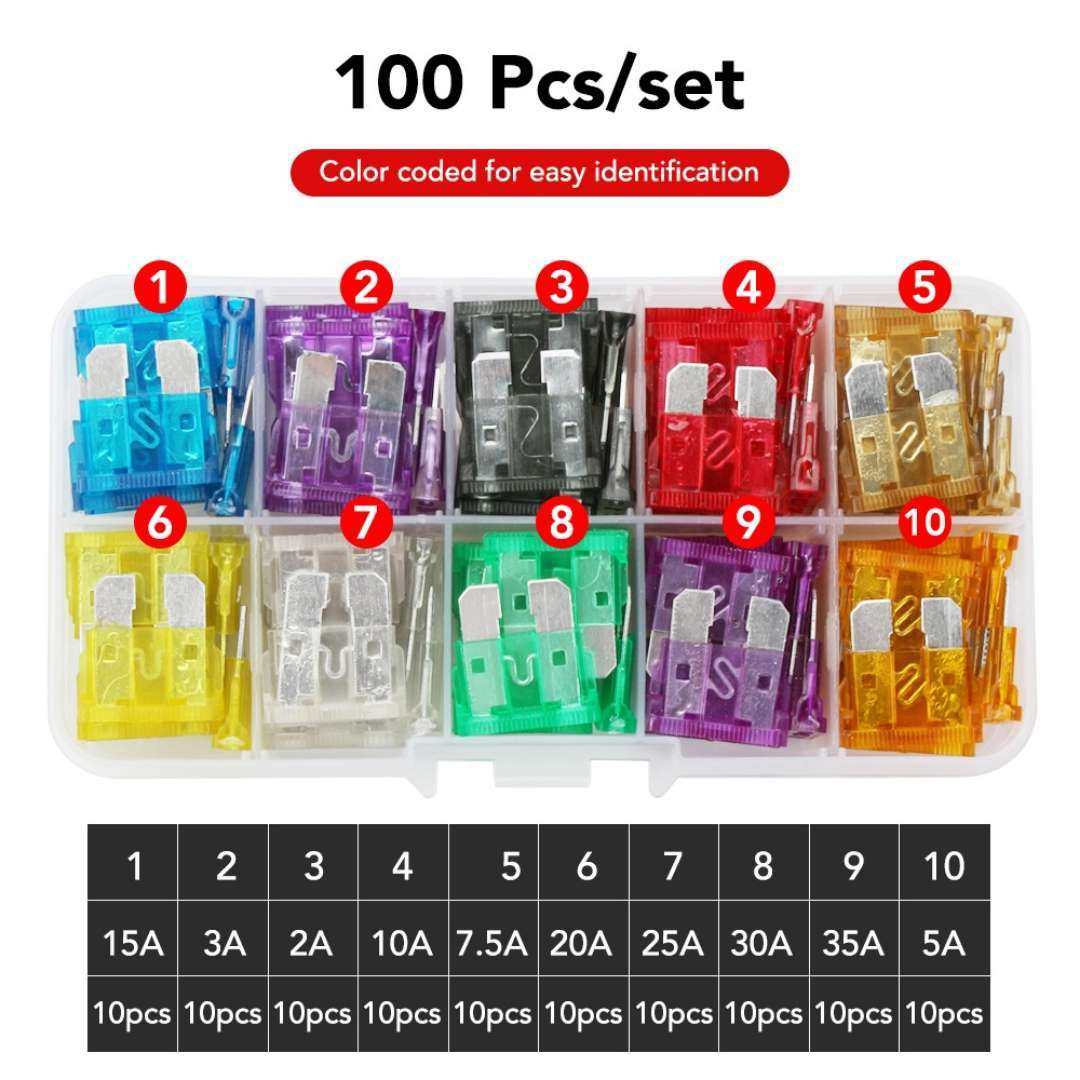 Set de 100 fusibles en caja