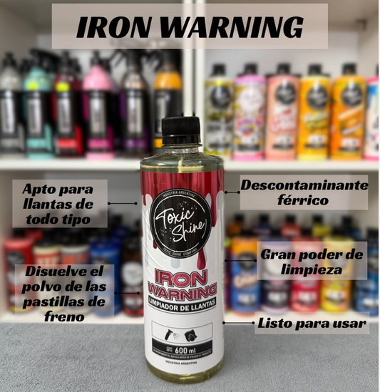 Limpiador de llantas IRON WARNING Tóxic Shine