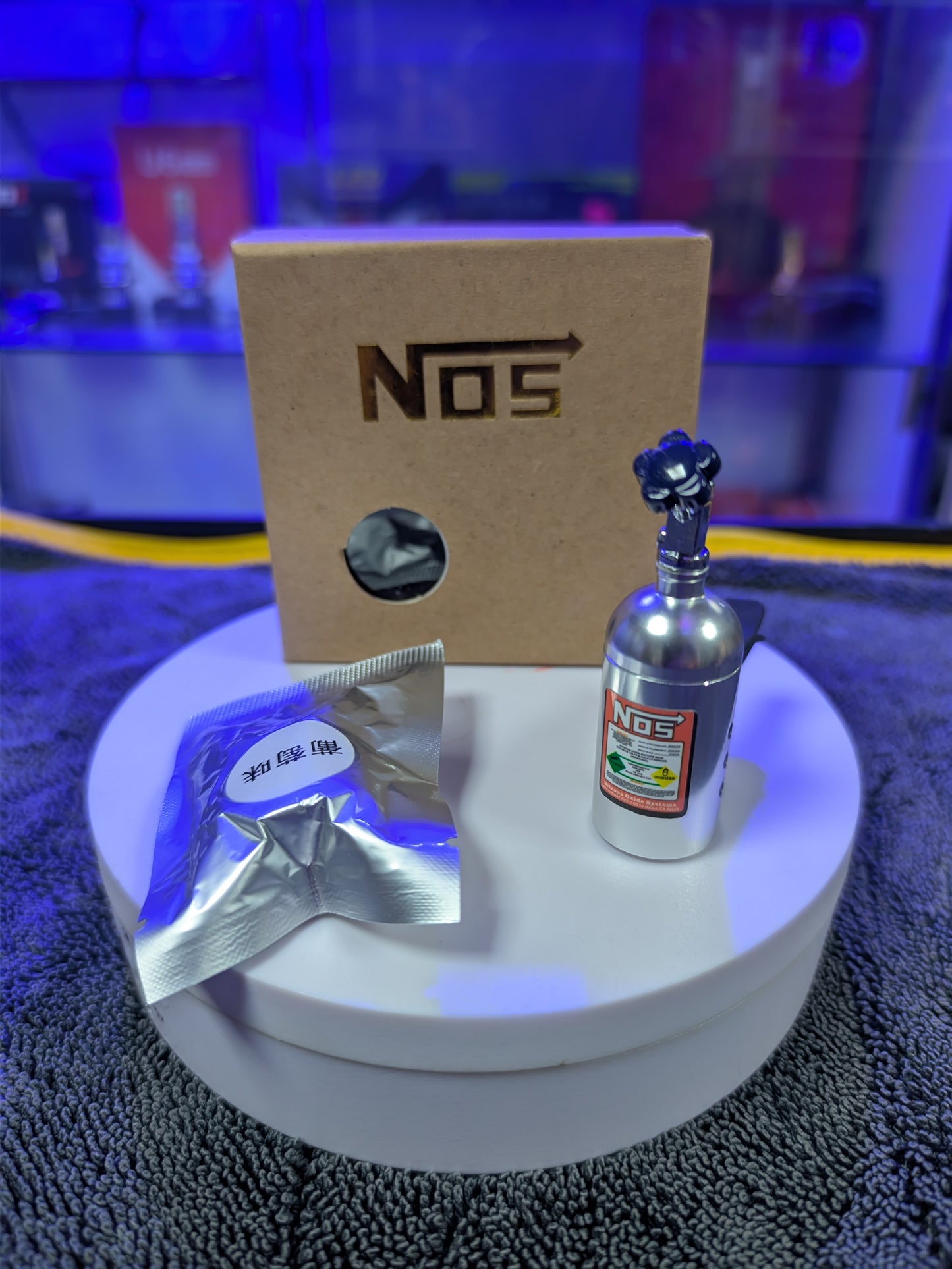 Aromatizador Para Auto Nitro Nos Metal