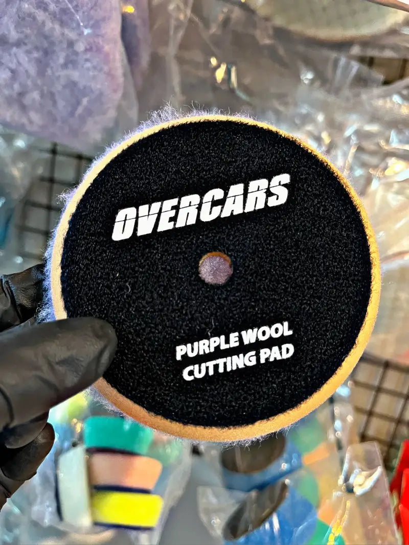 Pad Cordero Rotoorbital Violeta Corto Overcars 3″