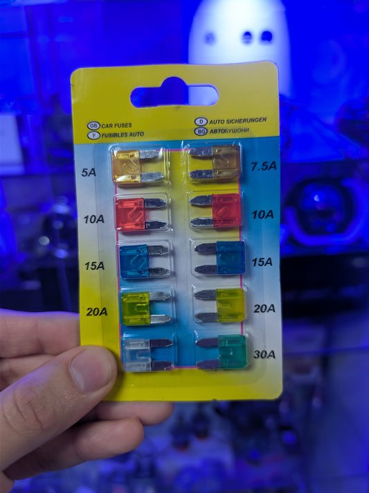 BLISTER FUSIBLES MINI SURTIDO X 10 PCS