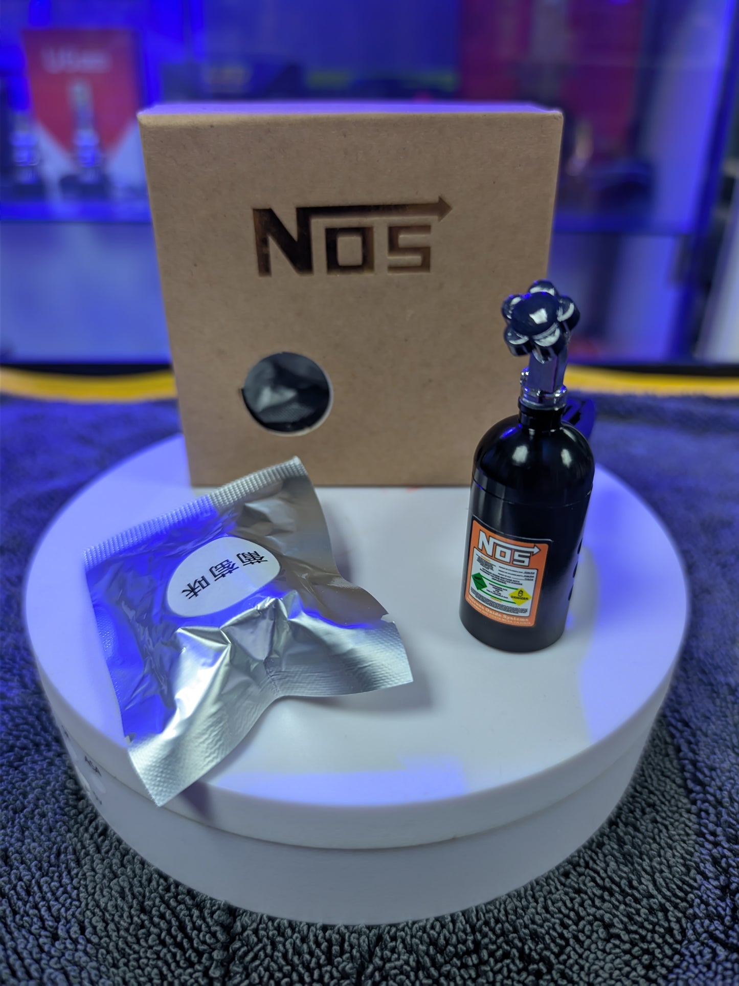 Aromatizador Para Auto Nitro Nos Metal