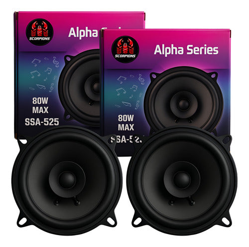 Kit x2 parlantes para puertas 5" ALPHA SERIES SSA-525