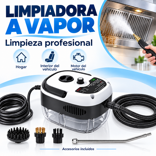 LIMPIADOR A VAPOR 220V 2500W 6 VELOCIDADES