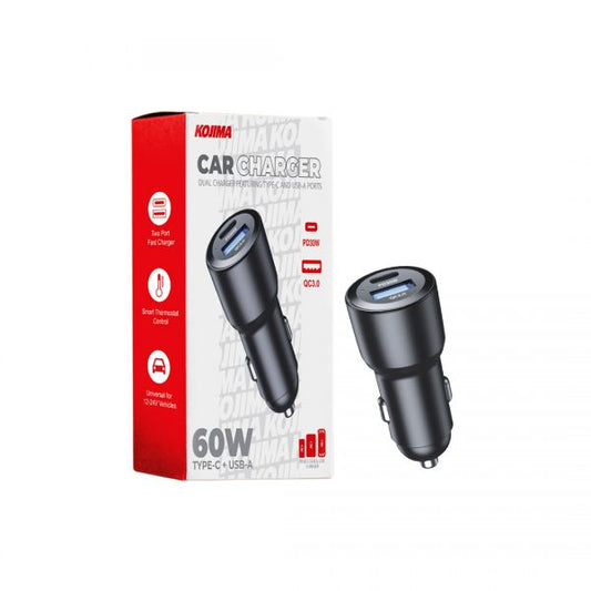 KOJIMA CARGADOR USB + TIPO C