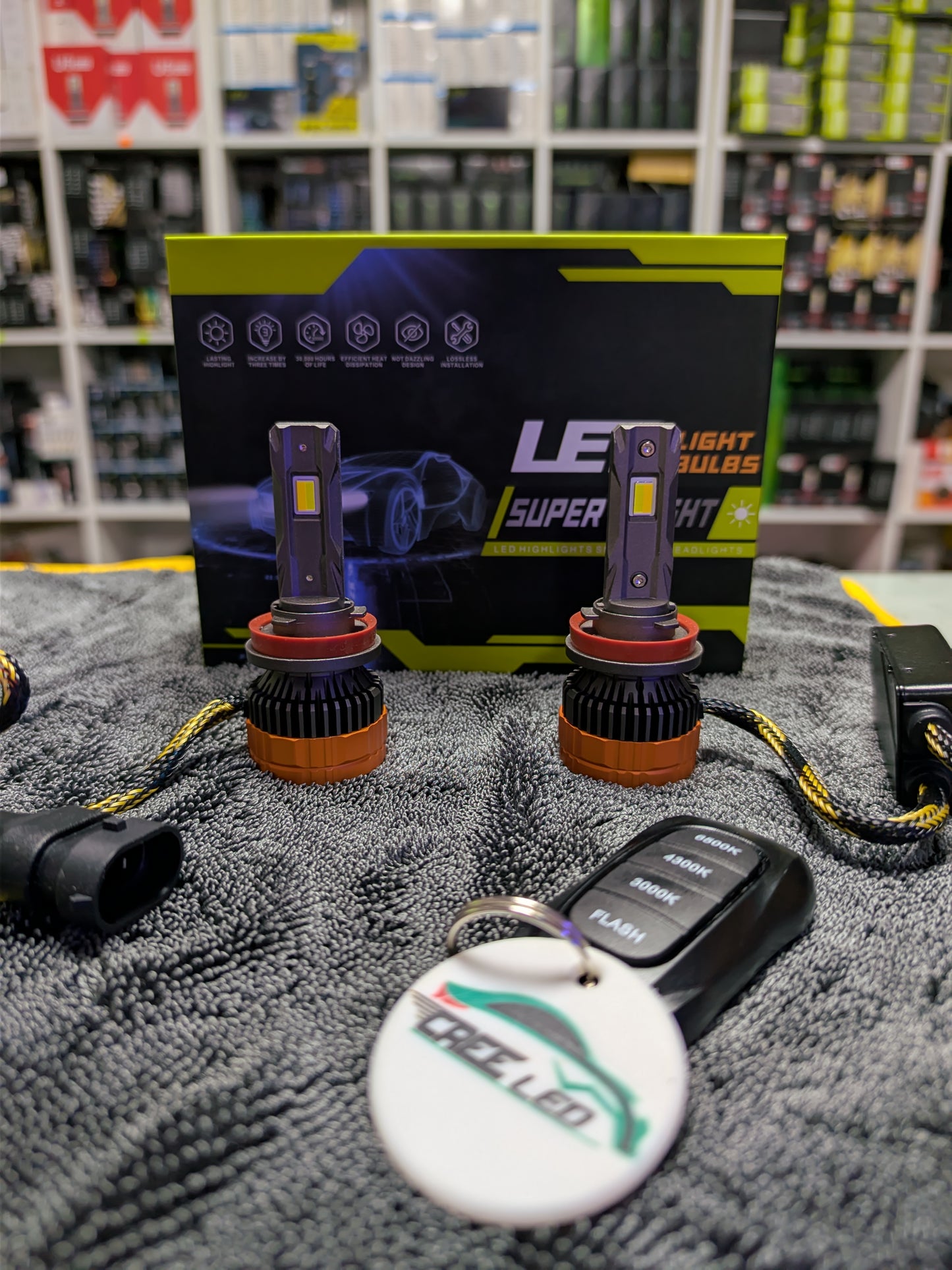 SORTEO🎉🎉Kit Cree Led Csp Tri Color con control 200w H4 H7 H11 9006