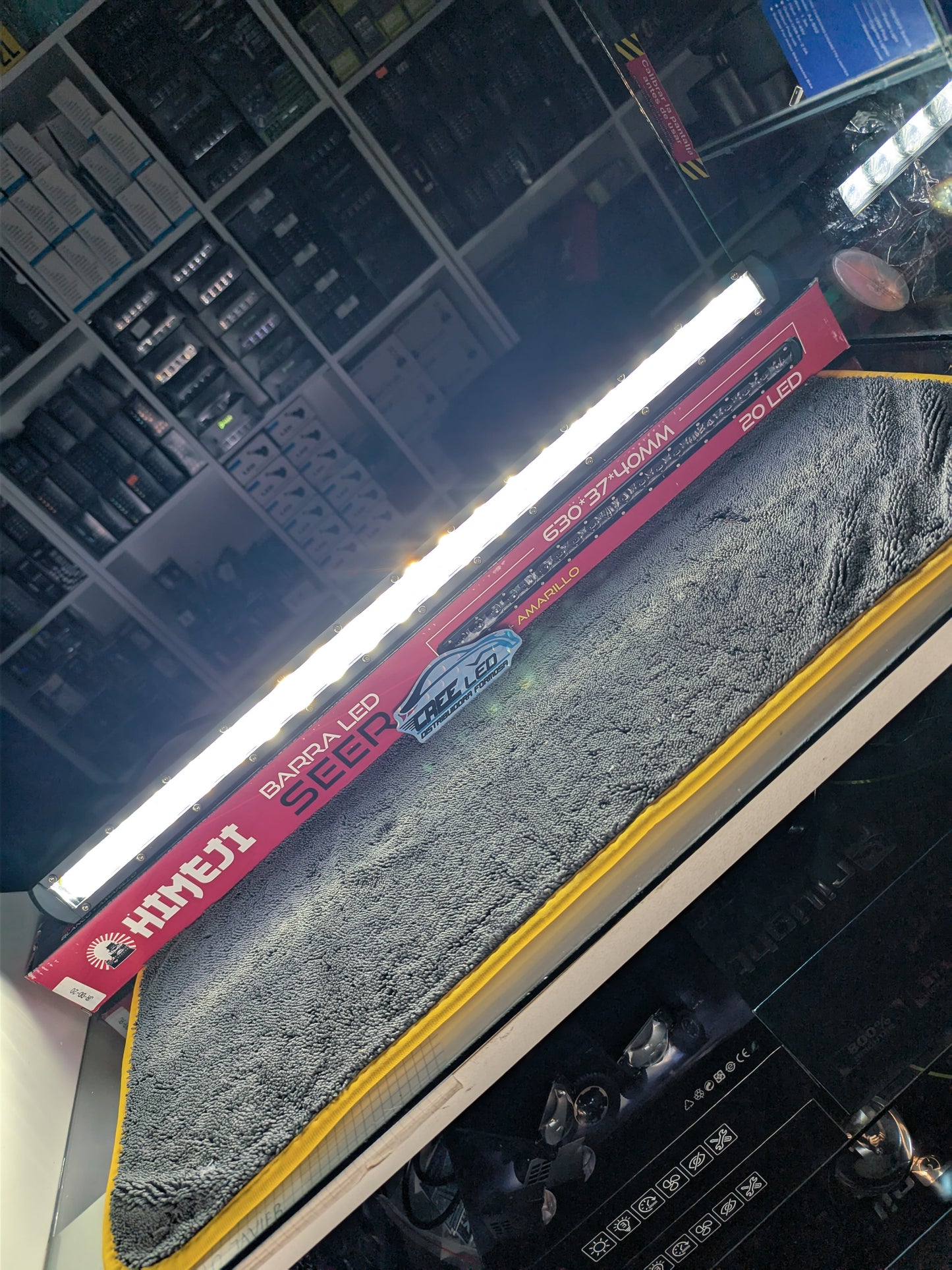 Barra Led Visionary con lupa 120w Bi Color Blanco/Amarillo