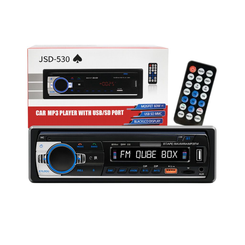 Estereo Mp3 Jsd-530 Usb Bluetooth 1 Din Aux Radio Fm