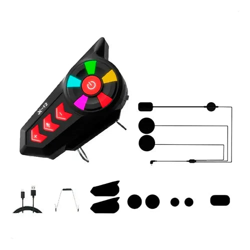 Auricular para Casco Bluetooth Motocicleta Gafini