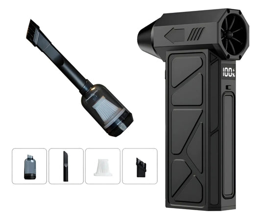 Kit soplador Turbo Fun 4 Vel. 100000rpm Multifunción Negro