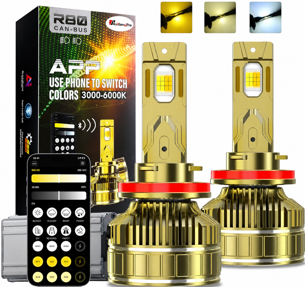 Kit Cree Led Inteligente App Smart Ai Canbus 150w