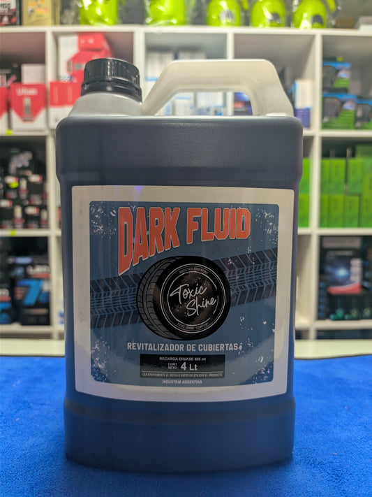 Revitalizador de cubiertas DARK FLUID Tóxic Shine 4 Litros