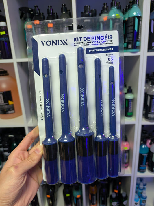 Vonixx Kit 5 Pinceles Detailing Externo