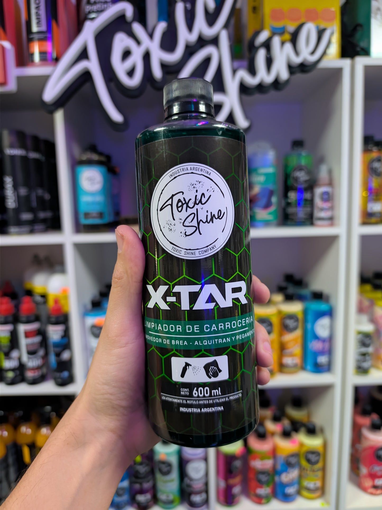 Removedor de alquitran y pegamento X-TAR Tóxic Shine⚡