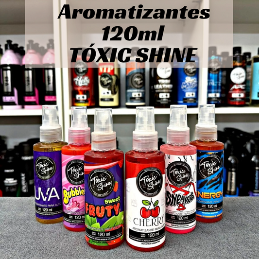 Aromatizante para auto 120ml Tóxic Shine