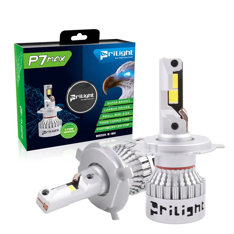 Kit Cree Led Prilight P7 Max H4 200W 20000LM 6500K