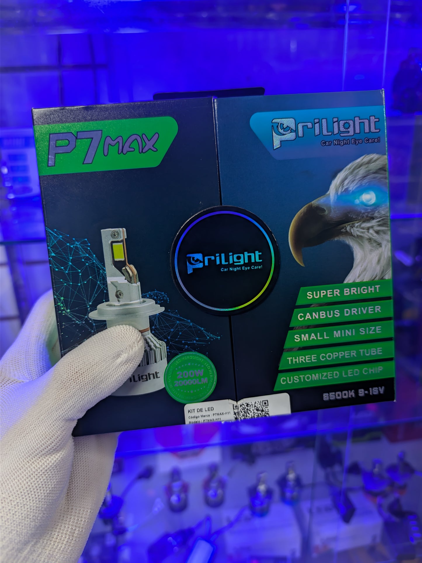 Kit Cree Led Prilight P7 Max 200W 20000LM 6500K